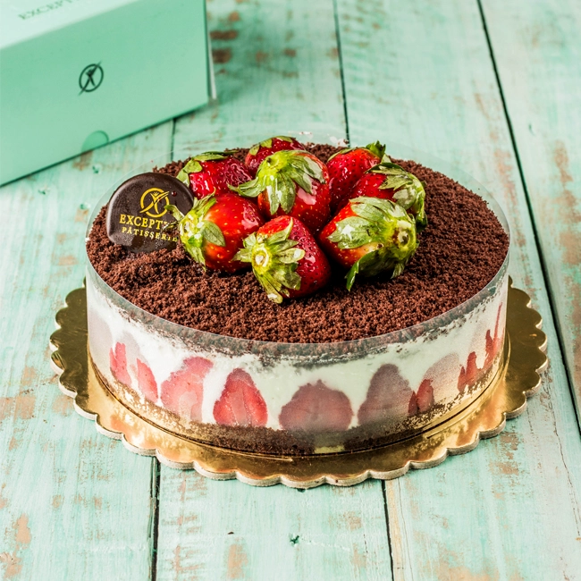 Strawberry Fudge Cake - Size 20 - Exception Pastry - Egypt 