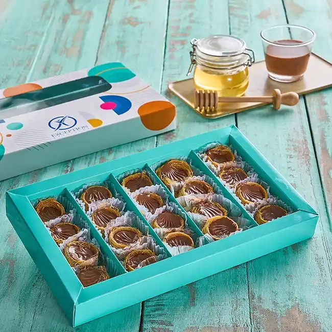 Nutella Aswar Kunafa - weight - Exception Pastry - Egypt 
