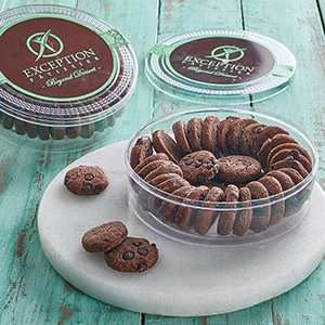 Dark Cookies - Round Bag Box - Exception Pastry - Egypt 