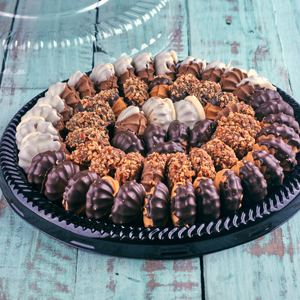 Petit Four Grand Round Plate - Exception Pastry - Egypt 