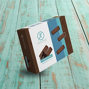 Chocolate biscuit – 36 pcs box
