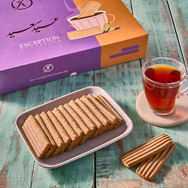 بسكويت شوكولاته - علبة 36 ق - حلواني اكسبشن  - مصر 