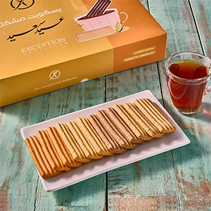  بسكويت مشكل - علبة 72ق - حلواني اكسبشن  - مصر 