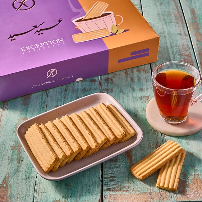 بسكويت نشادر - علبة  36 ق - حلواني اكسبشن  - مصر 