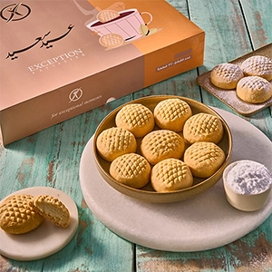 كحك ملبن - علبة 32 ق - حلواني اكسبشن  - مصر 