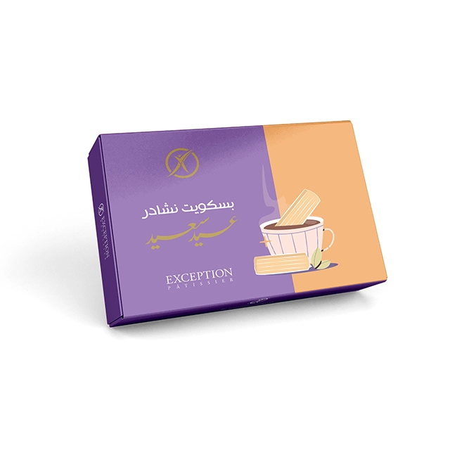 بسكويت نشادر - علبة 72 ق - حلواني اكسبشن  - مصر 
