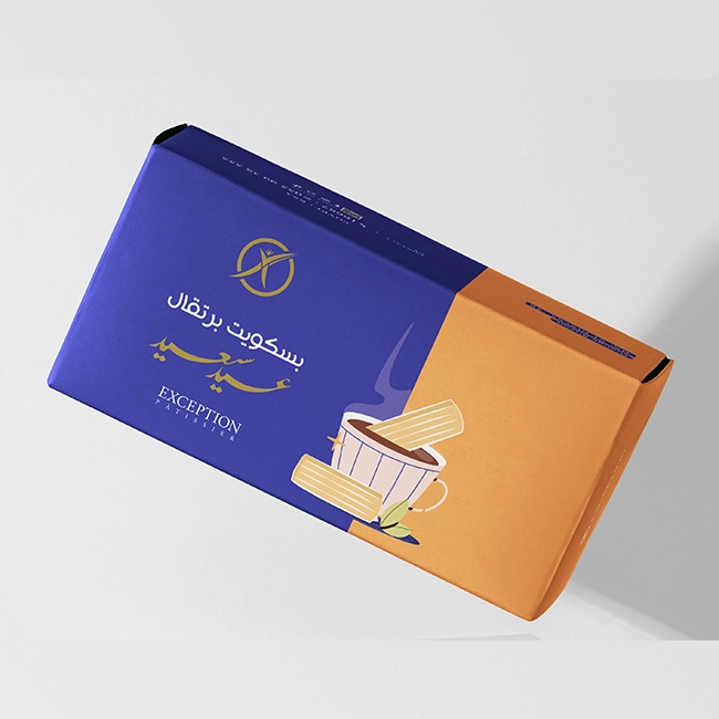 بسكوت برتقال - علبة 36 ق - حلواني اكسبشن  - مصر 