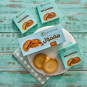 Plain Date Maamoul - Box of 6 Pieces 65g - Exception Pastry - Egypt 
