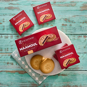 Dates and Cinnamon Maamoul - Box of 6 pieces 65 grams - Exception Pastry - Egypt 