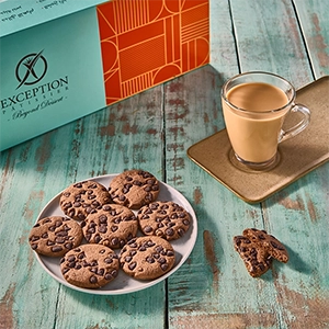 كوكيز دارك - علبة 40 قطعة - حلواني اكسبشن  - مصر 