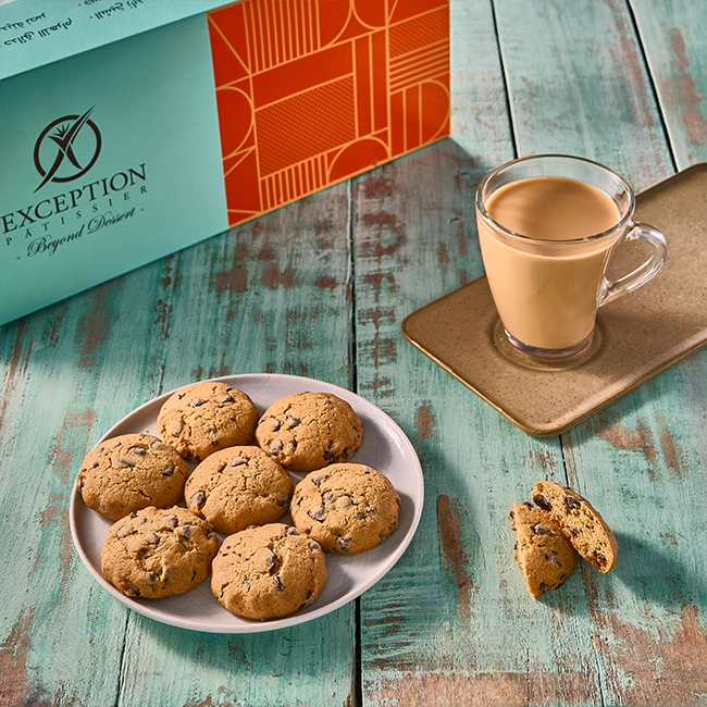 بسكويت كوكيز عسل - علبة 40 قطعة - حلواني اكسبشن  - مصر 