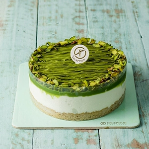 Pistachio Cheesecake Torte – Size 16 - Exception Pastry - Egypt 